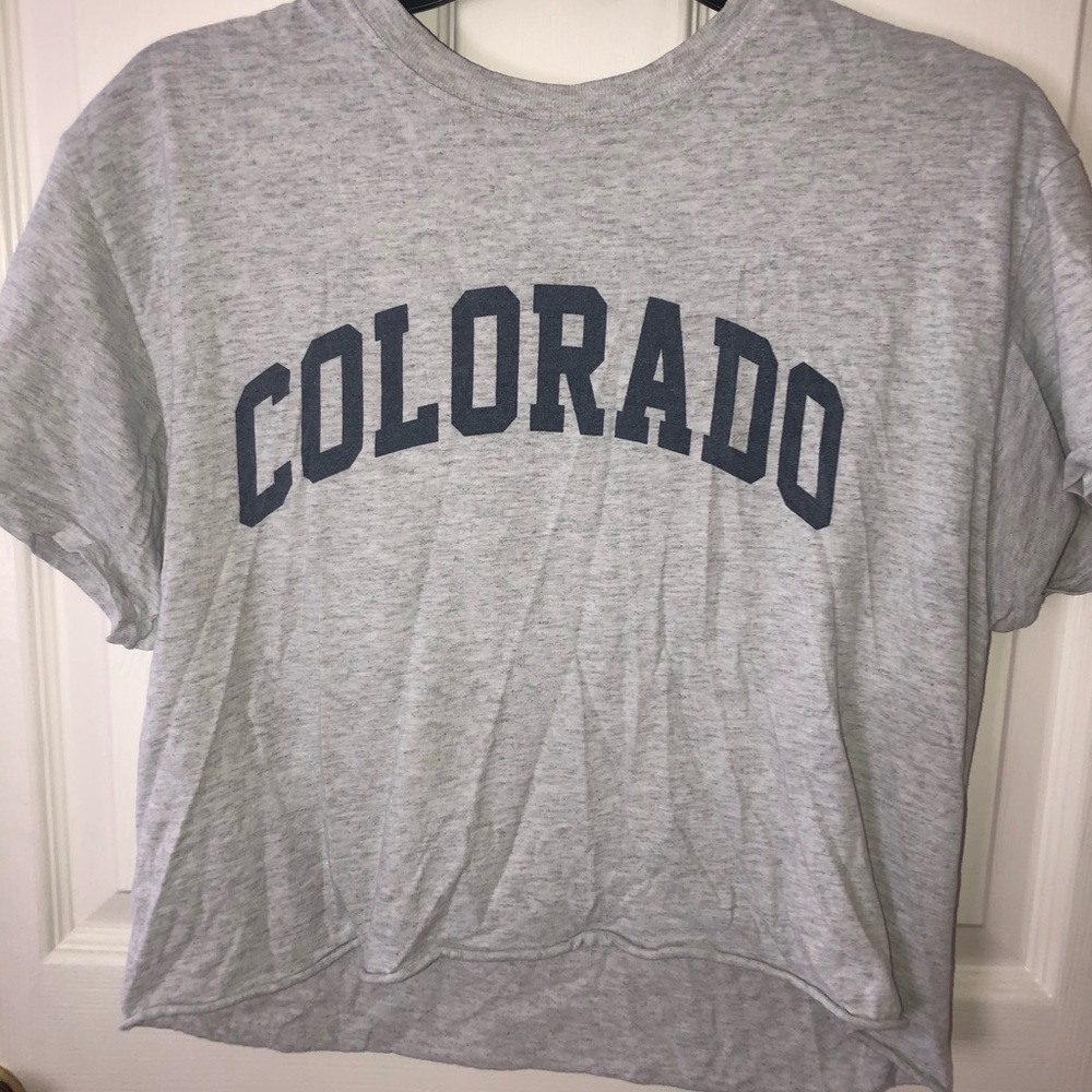 Brandy Melville Cropped Colorado tee
